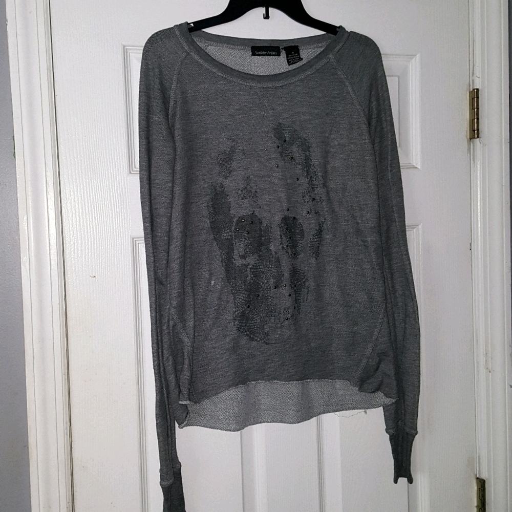 Skull sweater by sweater project